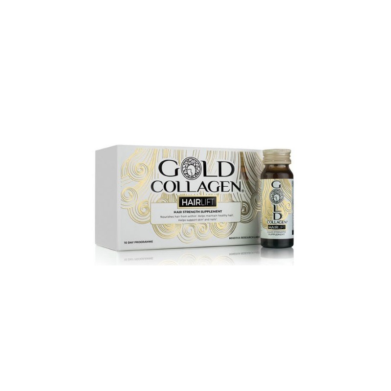 Gold Collagen Hairlift 10 Frascos 50ml