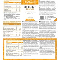 Nutralie B Complex + Vitamin C Alta Potencia 90 Cápsulas