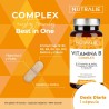 Nutralie B Complex + Vitamin C Alta Potencia 90 Cápsulas