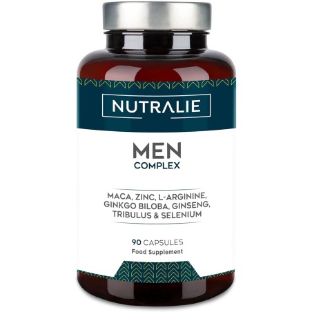 Nutralie Men Complex Maca Ginkgo Biloba Tribulus Terrestris L'Arginina 90 Cápsulas