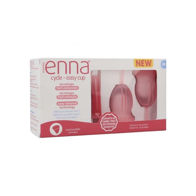 Enna Cycle Copa Menstrual Easy Cup Talla M + Aplicador