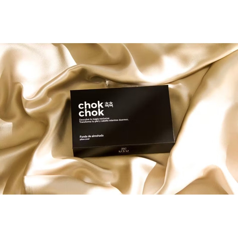 Usu Cosmetics Chok Chok Funda de almohada Antiarrugas Champagne