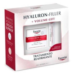 Eucerin Hyaluron Filler Volume Lift Normal Mixta Fps 15 + Contorno de ojos 15 ml
