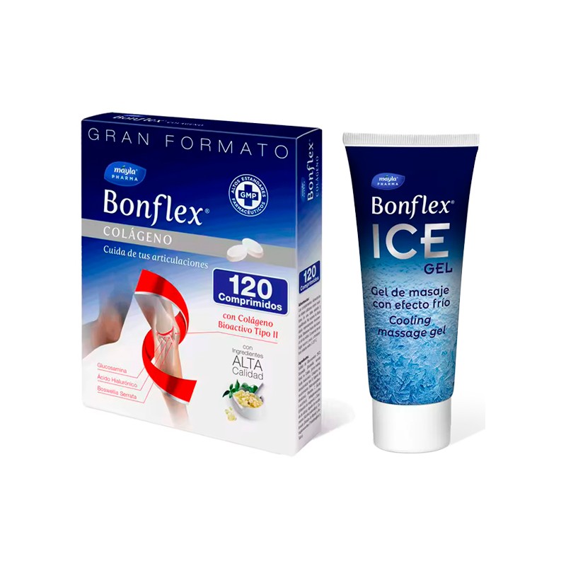 Bonflex Colageno 120 Comprimidos + Gel Ice 100ml