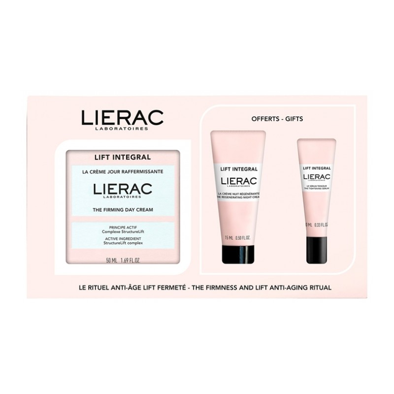 Lierac Lift Integral Crema Reafirmante de Dia 50 ml + Crema Noche 15ml + Serum 10ml