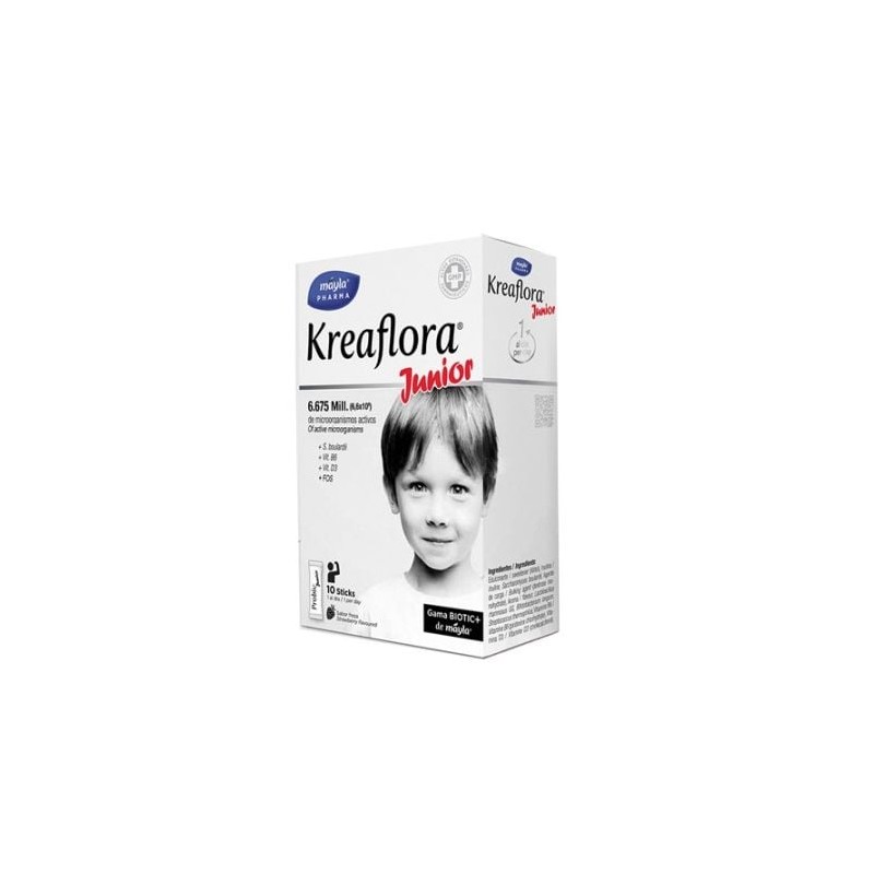 Mayla Pharma Kreaflora Junior 10 Sticks Sabor Fresa