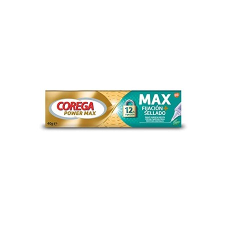 Corega Power Max Fijacion + Sellado Sabor Menta 40g