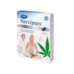 Nervipass Cannabis Sativa Triptófano 30 comprimidos