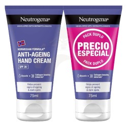 Neutrogena Crema de Manos Visibly Renew SPF20+ 75ml + 75ml Pack Duplo