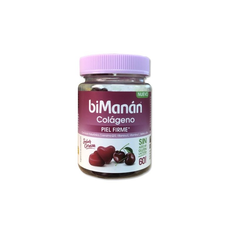 Bimanan Colágeno Piel Firme Sabor Cereza 60 Gummies