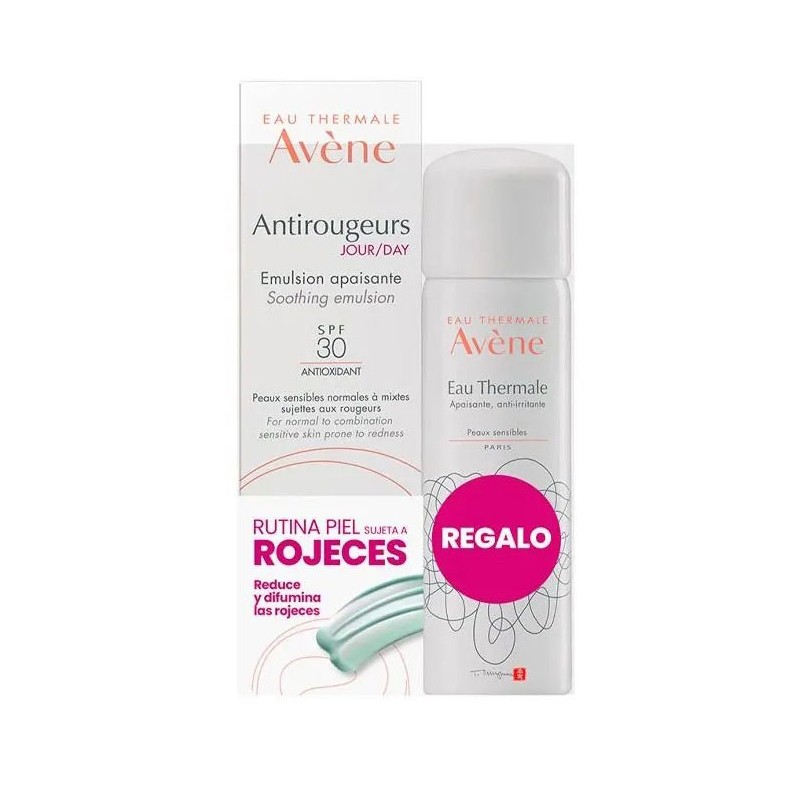 Avene Antirojeces Emulsion Dia Spf30 40 ml + Agua Termal 50ml