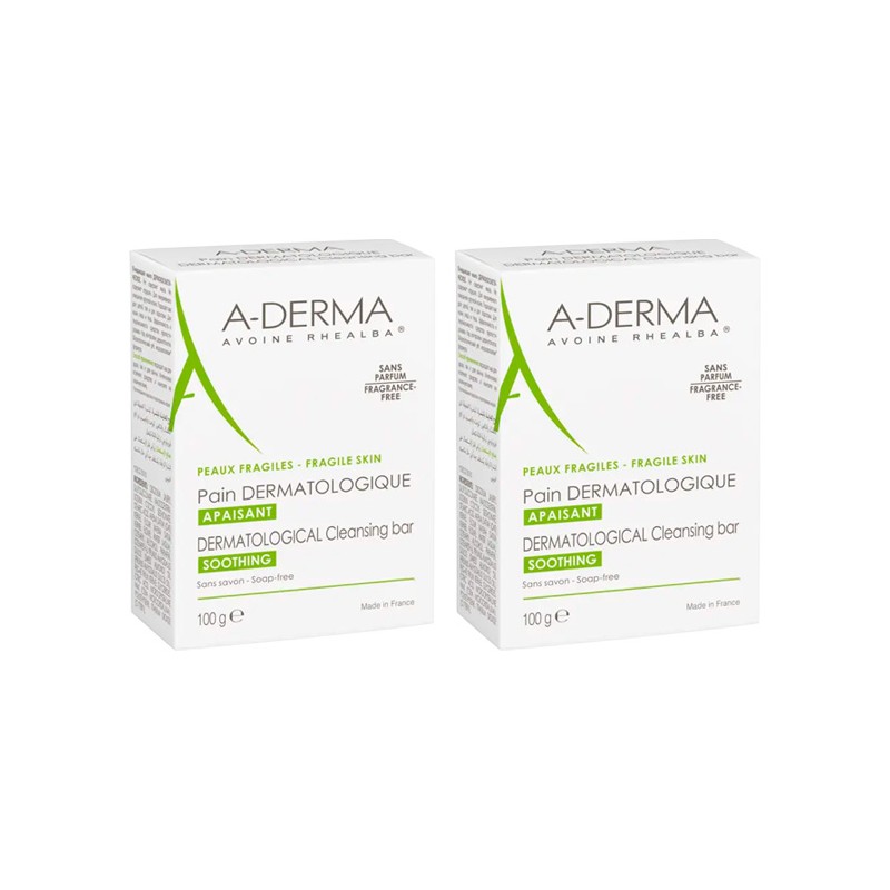 Aderma Dermopan Pastilla Duplo 100g+100g