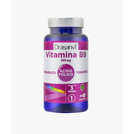 Drasanvi Vitamina B9 400 µg Ácido Fólico 90 Comprimidos