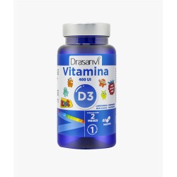 Drasanvi Vitamina D3 Kids 400 UI 60 Comprimidos Masticables