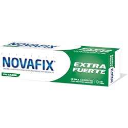 Novafix Extra Fuerte Crema Adhesiva Prótesis Dentales Sin Sabor 45 gramos