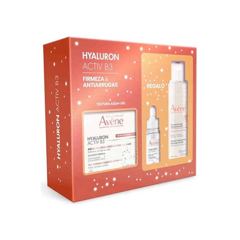 Avene Hyaluron Activ B3 Aqua Gel 50ml + Agua Micelar 100ml + Serum Concentrado 10ml