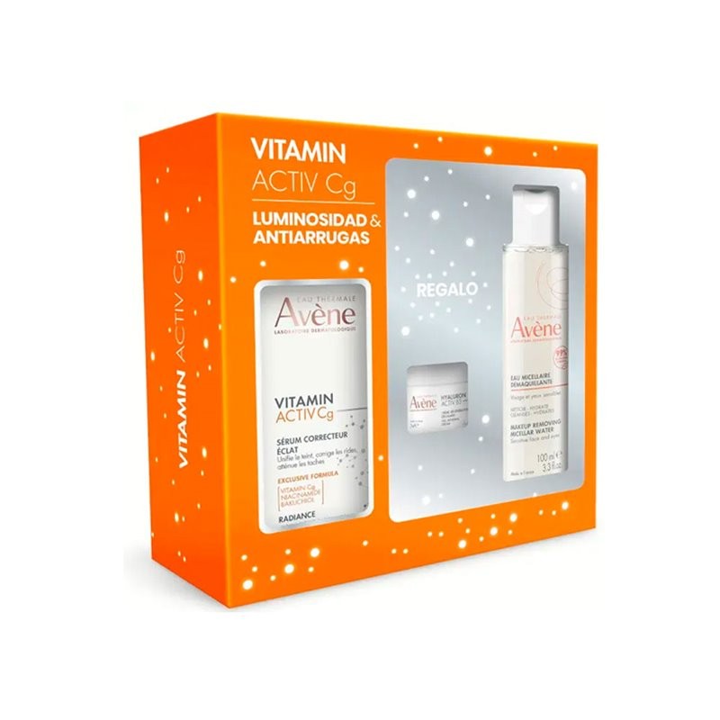 Avene Vitamin Activ Cg Serum 30Ml + Agua Micelar 100Ml + Crema Regeneradora 7Ml