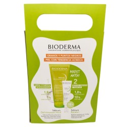 Bioderma Pack Granos y Puntos Negros Sébium Gel Limpiador Actif 200 ml + Sébium Kerato 30 ml