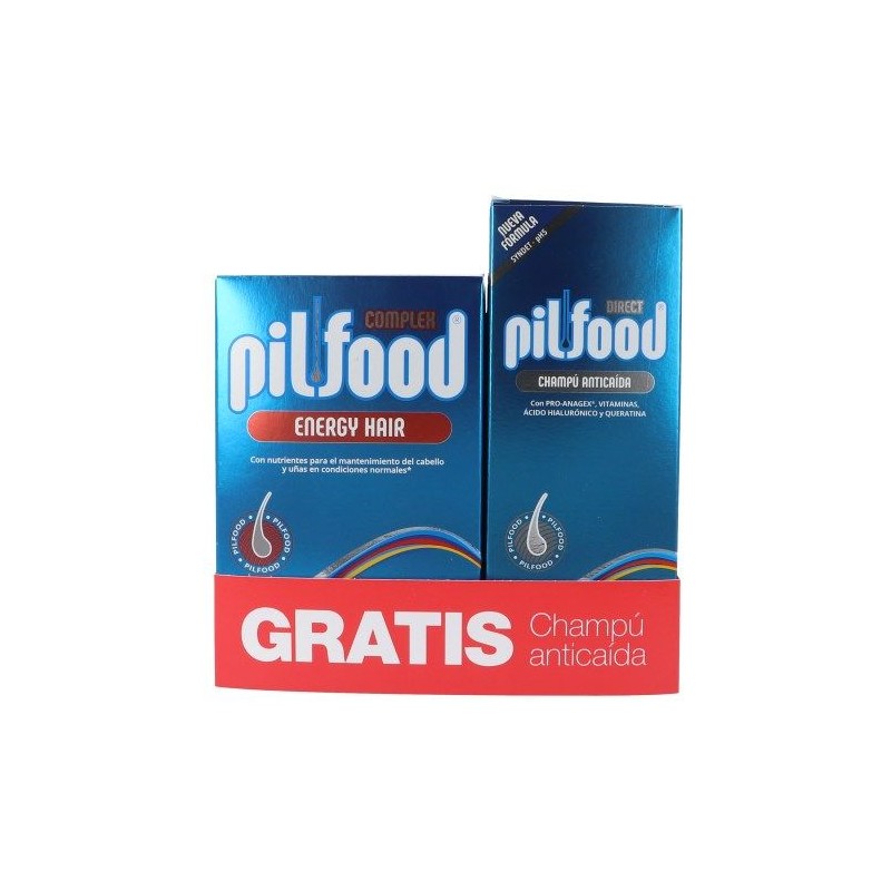 Pilfood Complex Energy 60 Cápsulas + Champú 200ml