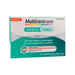 Multicentrum Energía Doble 20 Comprimidos