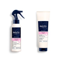 Rutina de Pelo Curly Phyto Rizos 2 Pasos Gel Crema 150ml + Spray Revelador de Rizos 150ml