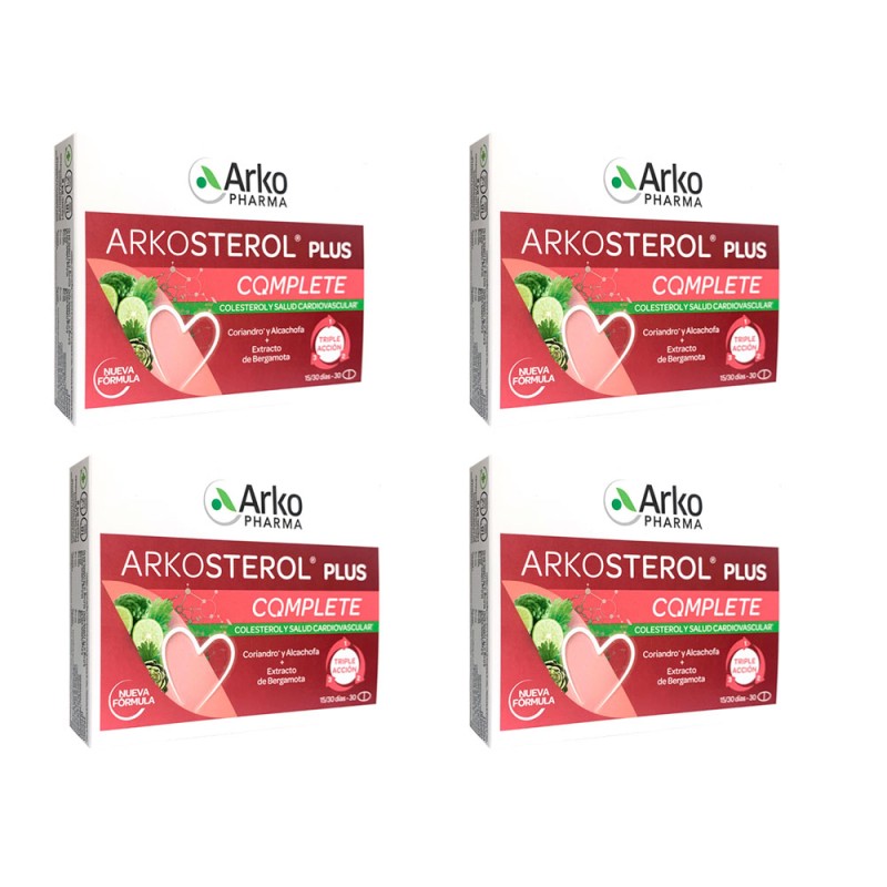 Arkosterol Plus Complete 4 Envases de 30 Cápsulas - 120 Cápsulas