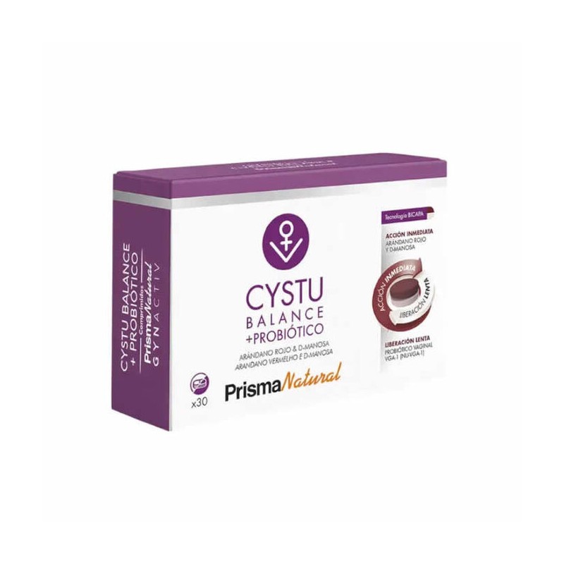 Prisma Natural Cystu-Balance + Probiótico 30 comprimidos