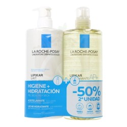 La Roche Posay Lipikar Leche 750ml + Lipikar Aceite 750ml