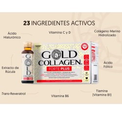 Gold Collagen Forte Plus 30 Frascos 50ml 30 Dias de tratamiento