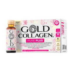 Gold Collagen Pure Plus 10 Frascos 50ml 10 Dias de tratamiento