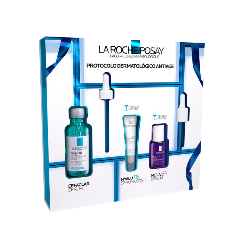 La Roche Posay Effaclar Sérum Ultra Concentrado 30ml + Hyalu B5 Sérum Ojos 5ml + Mela B3 Sérum 10ml