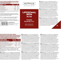 Nutralie Liposomial Iron 60 Cápsulas + 60 Cápsulas