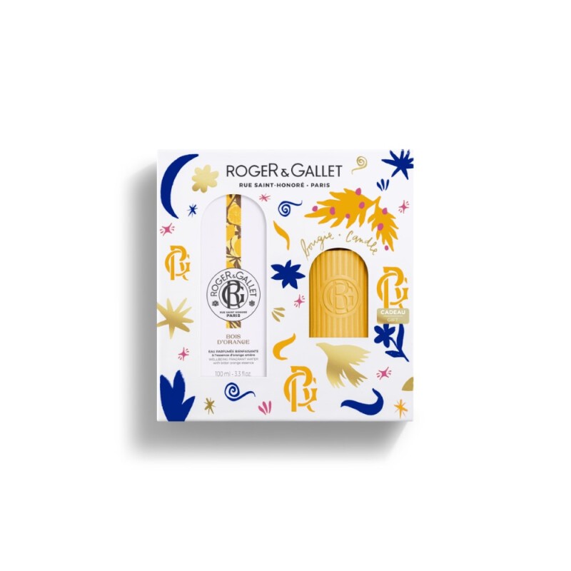 Roger & Gallet Cofre Bois Orange Colonia 100ml + Vela