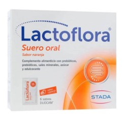 Lactoflora Suero Oral Naranja 6 Sobres Duocam