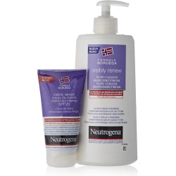 Neutrogena Visibly Renew Pack Locion 400ml + Crema de manos 75ml