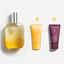 Caudalie Cofre 2024 Aceite Soleil des vignes 50ml + Gel Baño Soleil 30ml + Locion 30ml