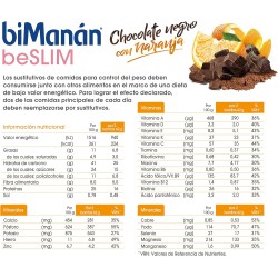 Bimanan Beslim Barritas Chocolate Naranja Expositor 30 Unidades