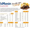 Bimanan Beslim Barritas Chocolate Naranja Expositor 30 Unidades