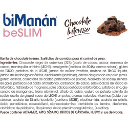 Bimanan Beslim Barritas Chocolate Negro Intenso Expositor 30 Unidades