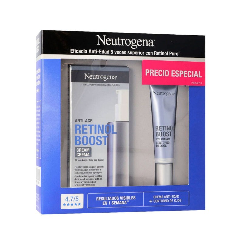 Neutrogena Pack Anti Age Retinol Boost Eye Cream 15 ml + Anti Age Retinol Boost Cream 50 ml