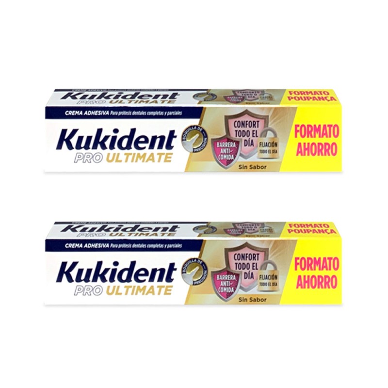 KUKIDENT Pro Ultimate Sin Sabor 57g +57g Duplo Promocion