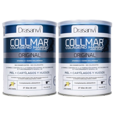 F24 Collmar Colágeno Marino Original Vainilla 275g + 275g Duplo Pack Drasanvi