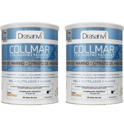 F24 Collmar Colágeno Marino Magnesio Neutro 300g + 300g Duplo Pack Drasanvi