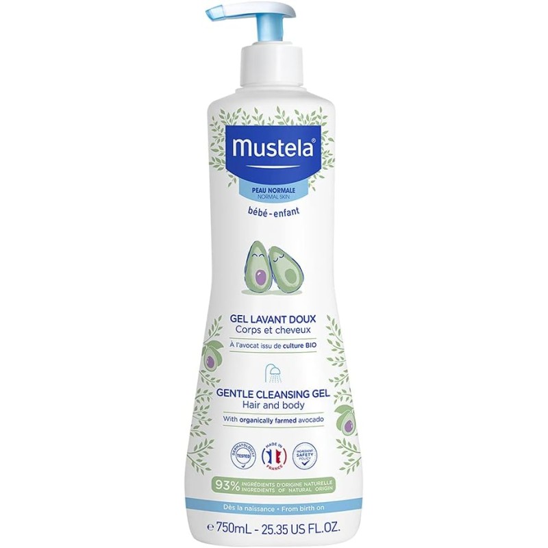 Mustela Gel de Baño Suave 750 ml