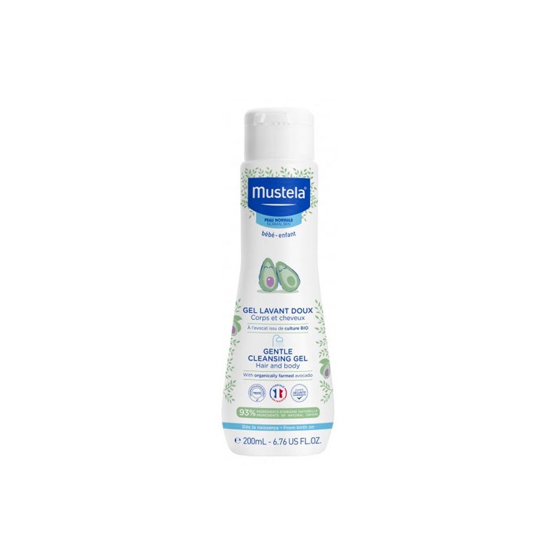 Mustela Gel de Baño Suave Cabello y Cuerpo 200 ml