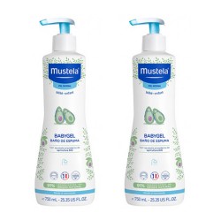 Mustela Baño Espuma Babygel 750 ml + 750ml Duplo