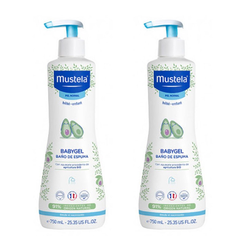 Mustela Baño Espuma Babygel 750 ml + 750ml Duplo