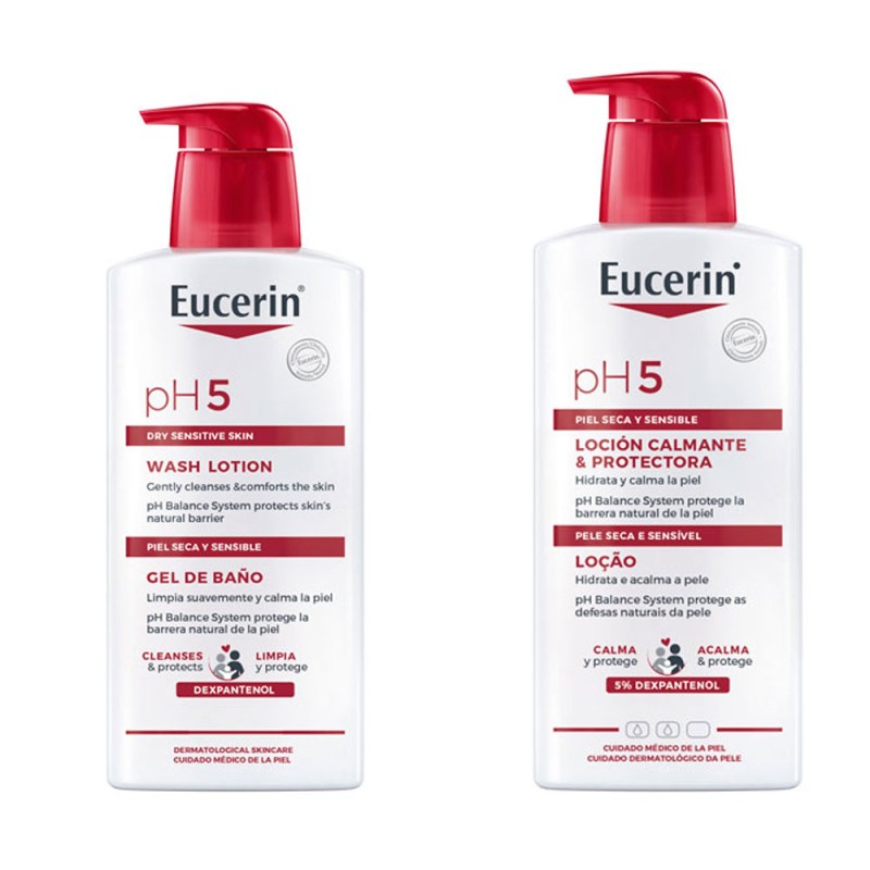 Eucerin Ph5 Locion 400ml + Gel 400ml