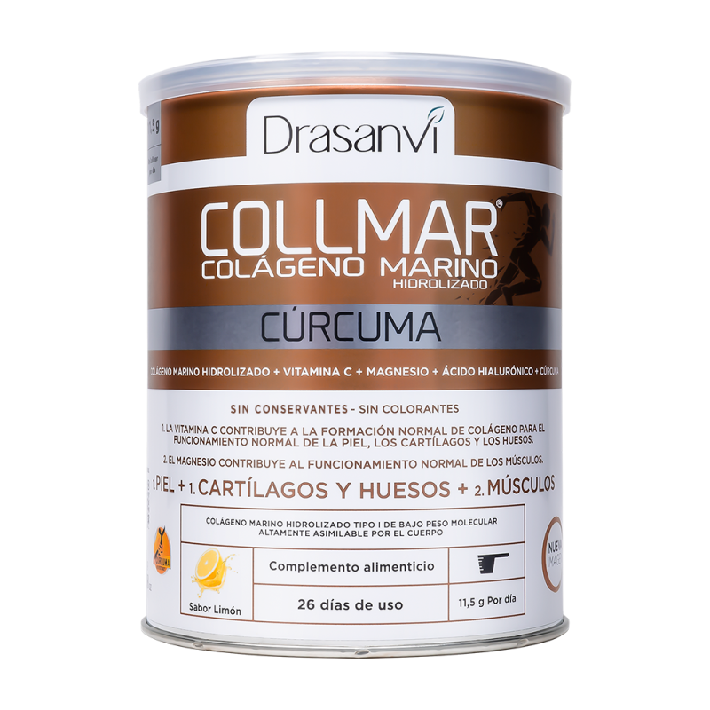 F24 Collmar Colágeno Marino Magnesio Cúrcuma Limon 300g Drasanvi