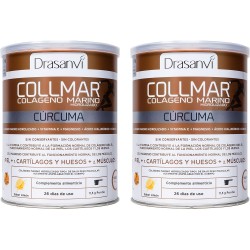 F24 Collmar Colágeno Marino Magnesio Cúrcuma Limon 300g + 300g Duplo Drasanvi